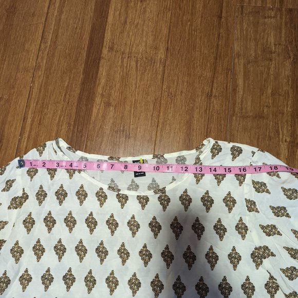 SHEIN Curve Boho Short Sleeve Blouse - Picture 6 of 8